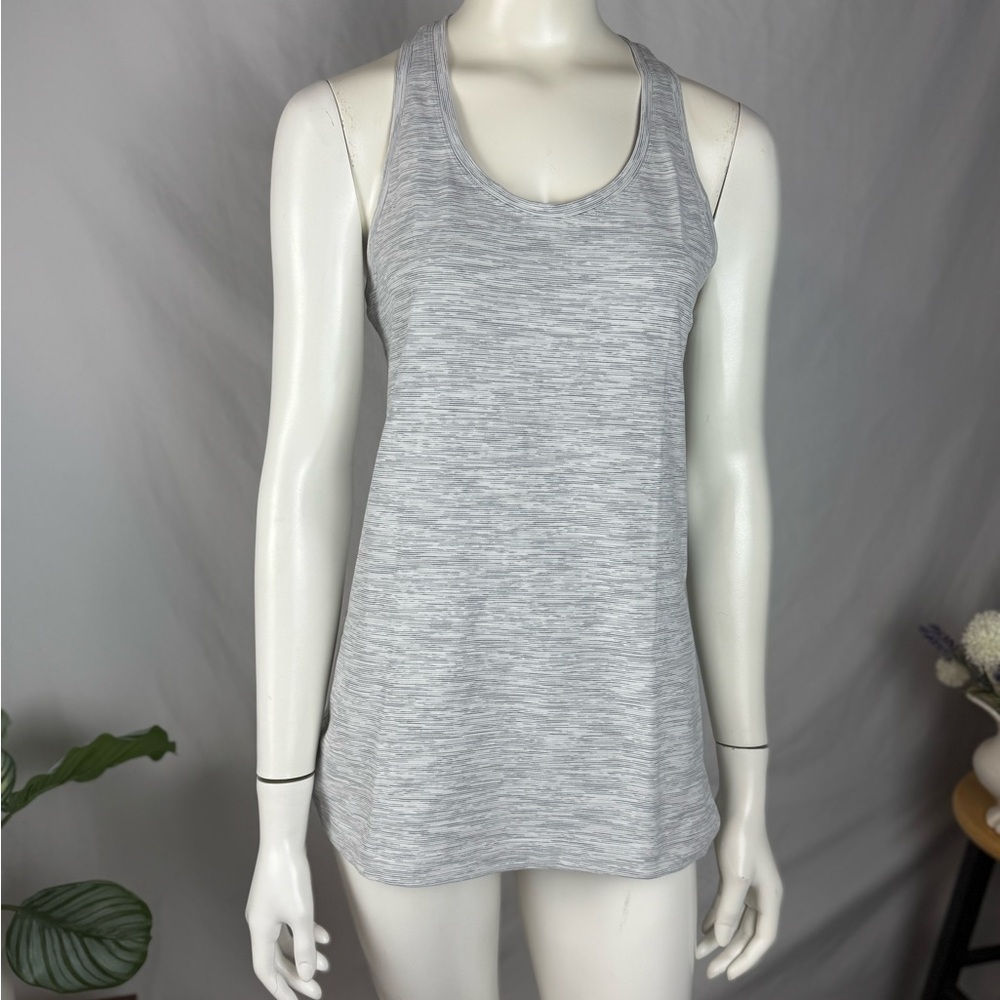 Lululemon Cool Racerback Tank Top Heather Gray Athletic Yoga Gym